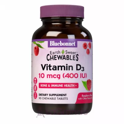 Bluebonnet Nutrition Vitamin D3 400 IU ĳ  