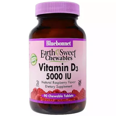 Bluebonnet Nutrition Vitamin D3 5000 IU ĳ  