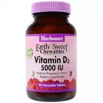 Bluebonnet Nutrition Vitamin D3 5000 IU ����������� ������� "������� D3", 5000 ��, ����������� �������� �� ������ ������