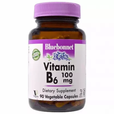 Bluebonnet Nutrition Vitamin B6 100 mg ĳ  