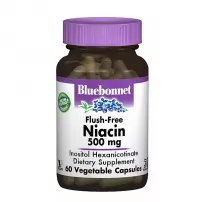 Bluebonnet Nutrition Flush-Free Niacin 500 mg ����������� ������� "������ ��� �������� (B3)", 500 ��