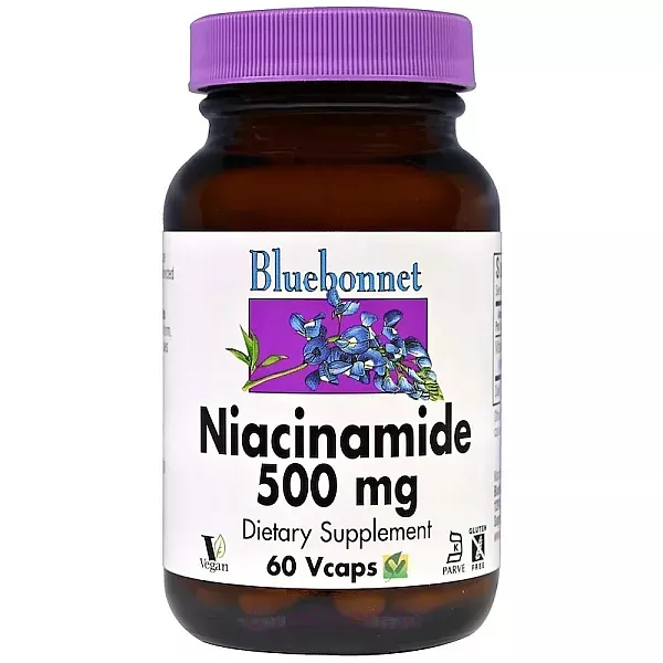Bluebonnet Nutrition Niacinamide 500 mg ����������� ������� 