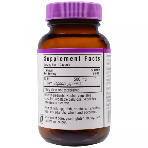 Bluebonnet Nutrition Rutin 500 mg ����������� ������� 