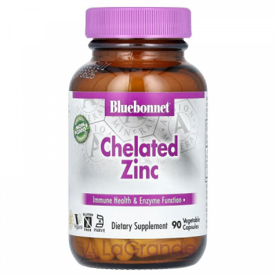 Bluebonnet Nutrition Chelated Zinc ĳ  