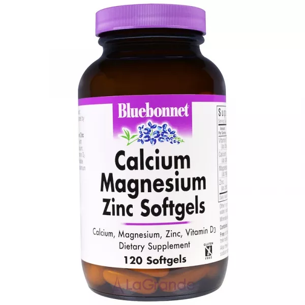 Bluebonnet Nutrition Calcium Magnesium Zinc Softgels ����������� ������� 