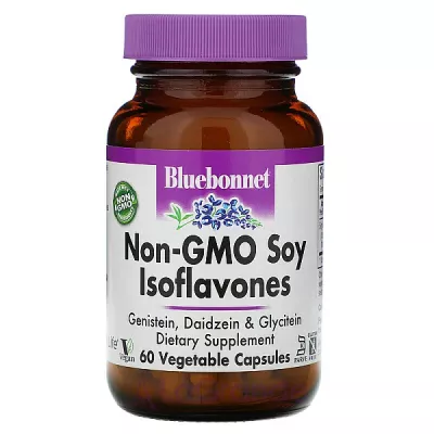Bluebonnet Nutrition Non-GMO Soy Isoflavones ĳ  