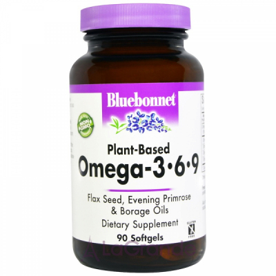 Bluebonnet Nutrition Plant-Based Omega-3-6-9   