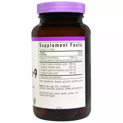 Bluebonnet Nutrition Plant-Based Omega-3-6-9   