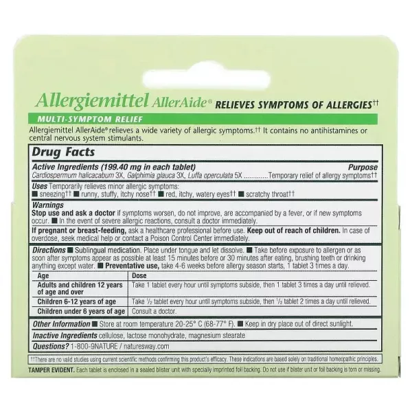 Boericke & Tafel Allergy Relief Allergiemittel AllerAide �������� �� ��������