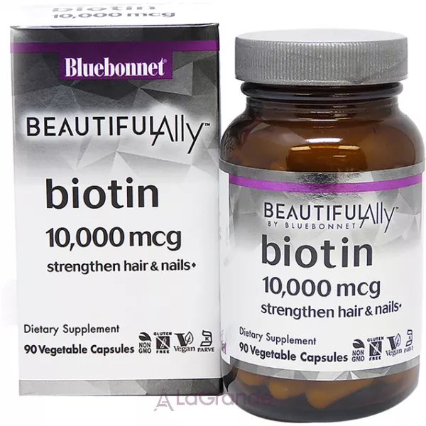 Bluebonnet Nutrition Biotin 10000 mcg ����������� ������� ��� �������� ����� � ������ 