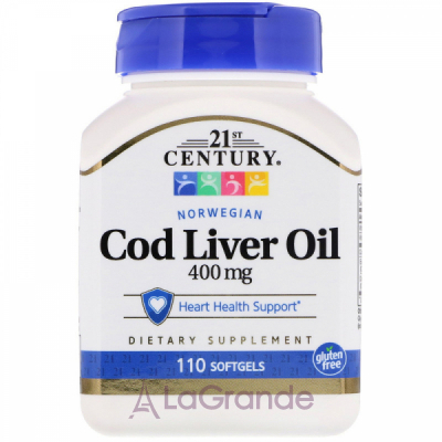 21st Century Cod Liver Oil 400 mg   