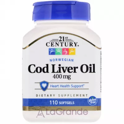 21st Century Cod Liver Oil 400 mg   