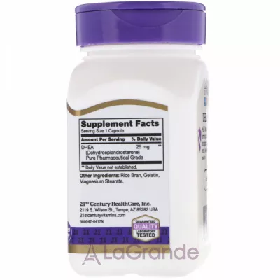21st Century DHEA 25 mg ĳ  