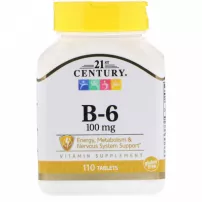 21st Century Vitamin B6 100 mg ����������� ������� "������� B6", 100 ��