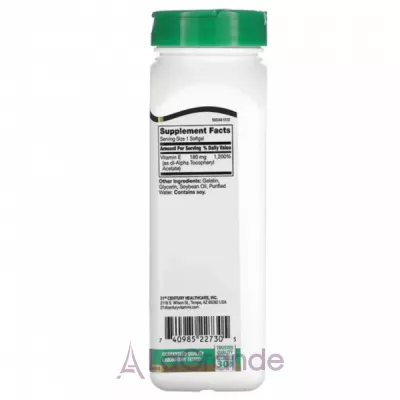 21st Century Vitamin E 180 mg (400 IU) ĳ������ ������� 