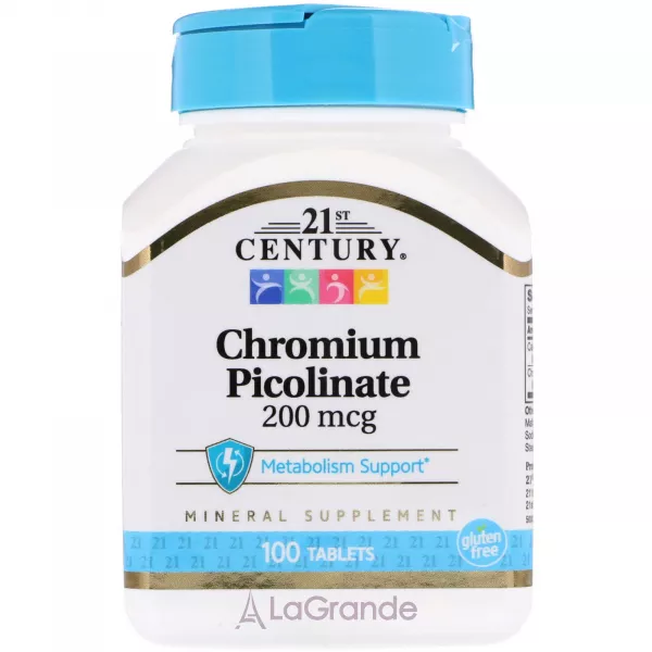 21st Century Chromium Picolinate 200 m�g ĳ������ ������� 