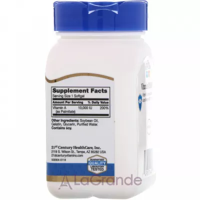 21st Century Vitamin A 10000 IU   