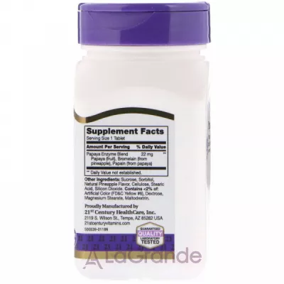 21st Century Papaya Enzyme ĳ  