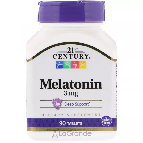 21st Century Melatonin 3 mg ĳ������ ������� ��� �������� ��� 