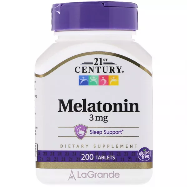 21st Century Melatonin 3 mg ĳ������ ������� ��� �������� ��� 