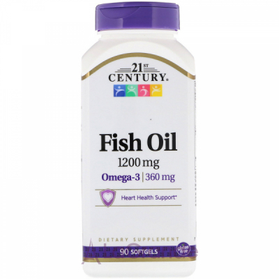 21st Century Fish Oil 1200 mg ĳ  