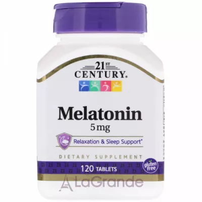 21st Century Melatonin 5 mg      
