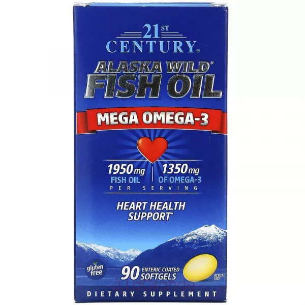 21st Century Alaska Wild Fish Oil Mega Omega-3 ����������� ������� 