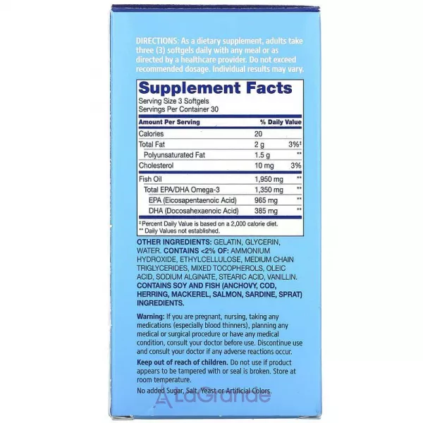 21st Century Alaska Wild Fish Oil Mega Omega-3 ����������� ������� 