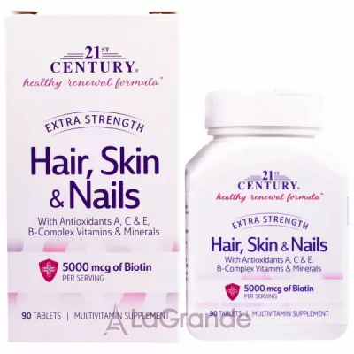 21st Century Extra Strength Hair, Skin & Nails ³  ,   ,  