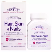 21st Century Extra Strength Hair, Skin & Nails ³����� ��� �������, ���� �� �����, �������� ����