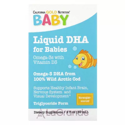 California Gold Nutrition Liquid DHA For Babies ĳ    