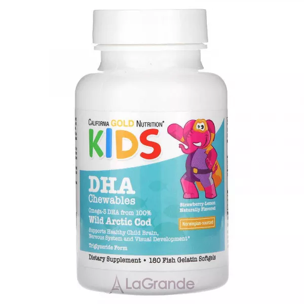 California Gold Nutrition Kids DHA Chewables ����������� ������� ��� ����� 