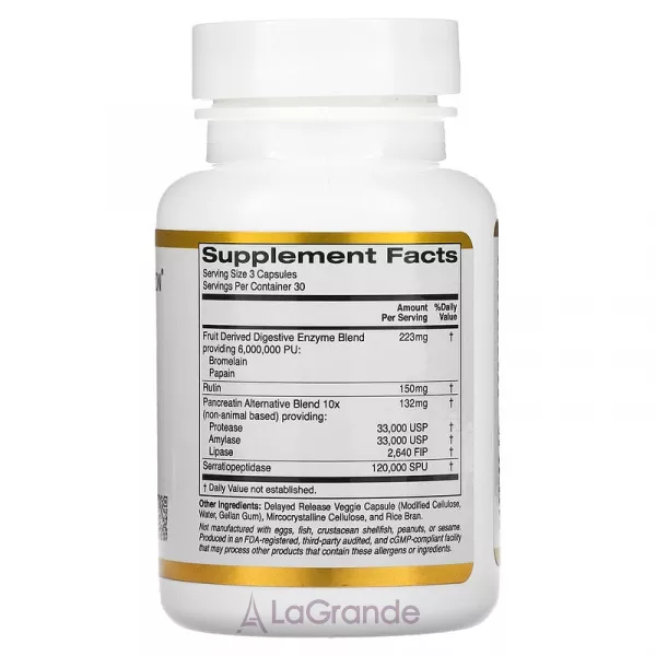 California Gold Nutrition Proteolytic Enzymes ����������� ������� 