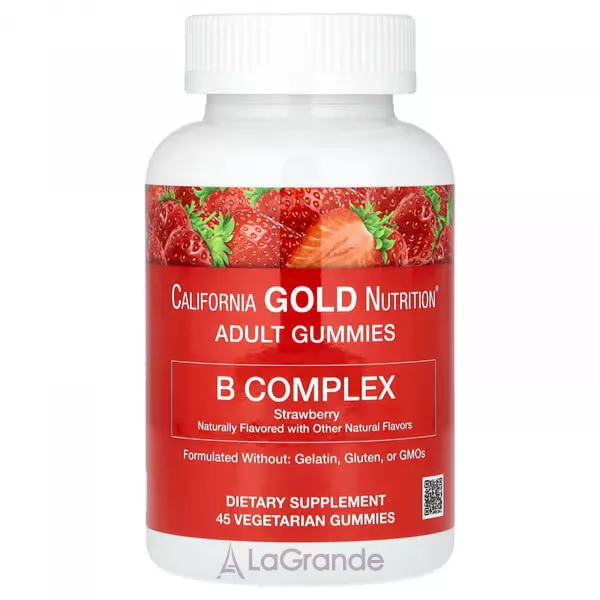 California Gold Nutrition B Complex Adult Gummies �������� ������� ����� B, �������� ������� � ������ ��������