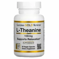 California Gold Nutrition L-Theanine 100 mg ����������� ������� ��� ������������ "L-������", 100 ��