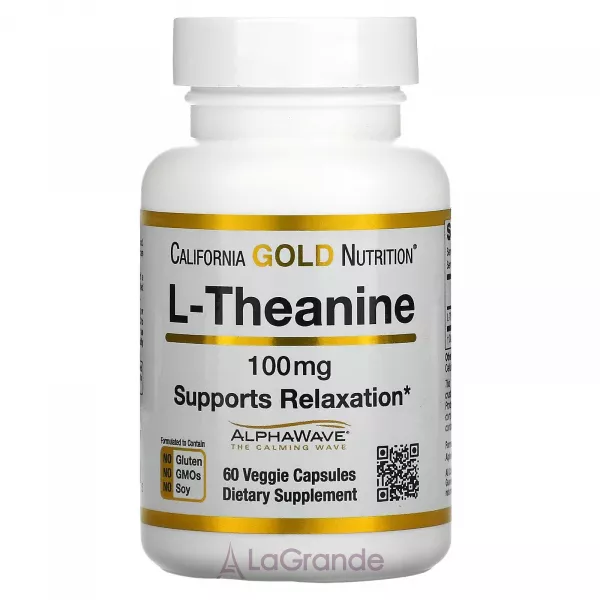 California Gold Nutrition L-Theanine 100 mg ����������� ������� ��� ������������ 
