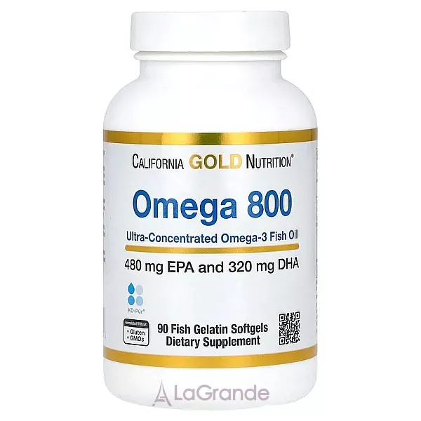 California Gold Nutrition Omega 800 ����������� ������� 