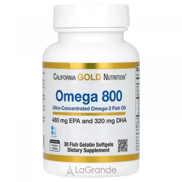 California Gold Nutrition Omega 800 ����������� ������� 