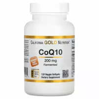 California Gold Nutrition CoQ10 200 mg ����������� ������� "������� CoQ10", 200 ��