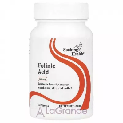 Seeking Health Folinic Acid 800 mcg Lozenges ĳ  