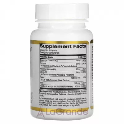California Gold Nutrition Vitamin B Complex    B