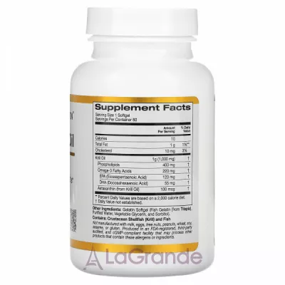 California Gold Nutrition Premium Krill Oil Superba2 ĳ  