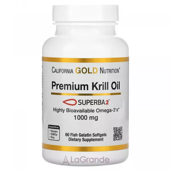 California Gold Nutrition Premium Krill Oil Superba2 ����������� ������� 