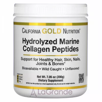 California Gold Nutrition Hydrolyzed Marine Collagen Peptides ĳ  