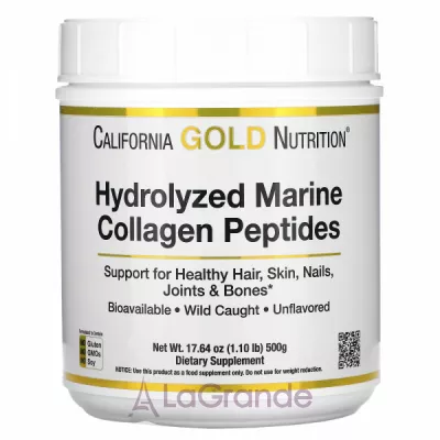 California Gold Nutrition Hydrolyzed Marine Collagen Peptides ĳ  