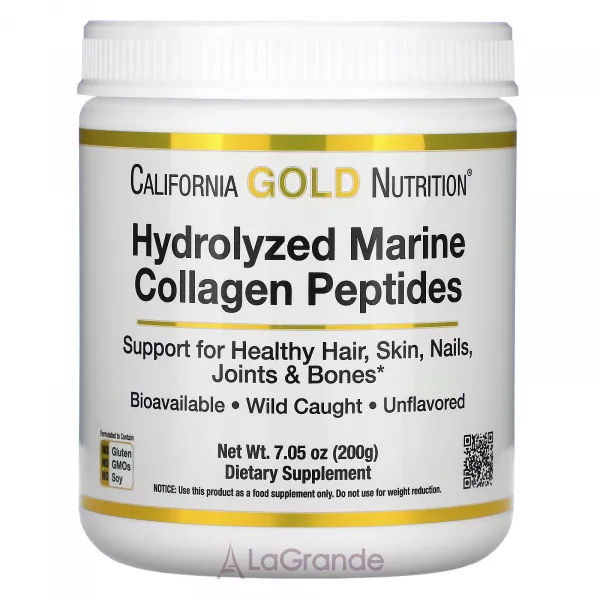 California Gold Nutrition Hydrolyzed Marine Collagen Peptides ����������� ������� 