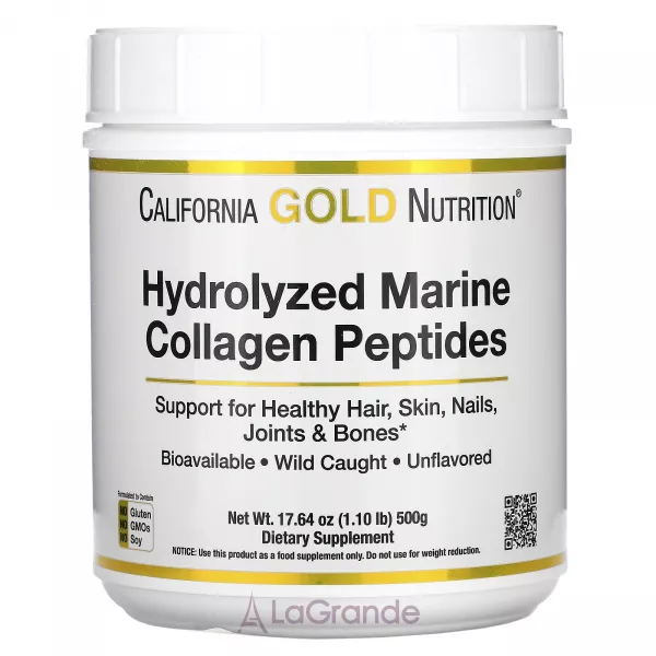 California Gold Nutrition Hydrolyzed Marine Collagen Peptides ����������� ������� 