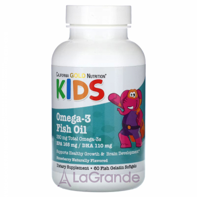 California Gold Nutrition Kids Omega-3 Fish Oil ĳ    