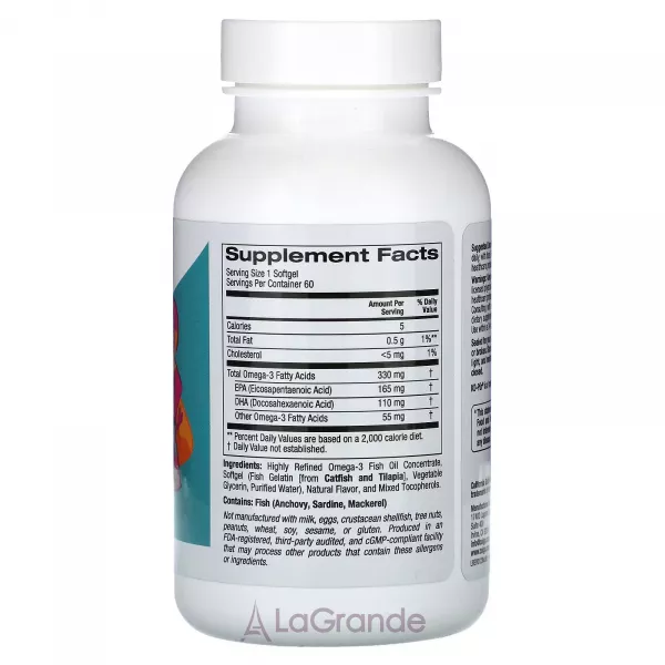California Gold Nutrition Kids Omega-3 Fish Oil ����������� ������� ��� ����� 