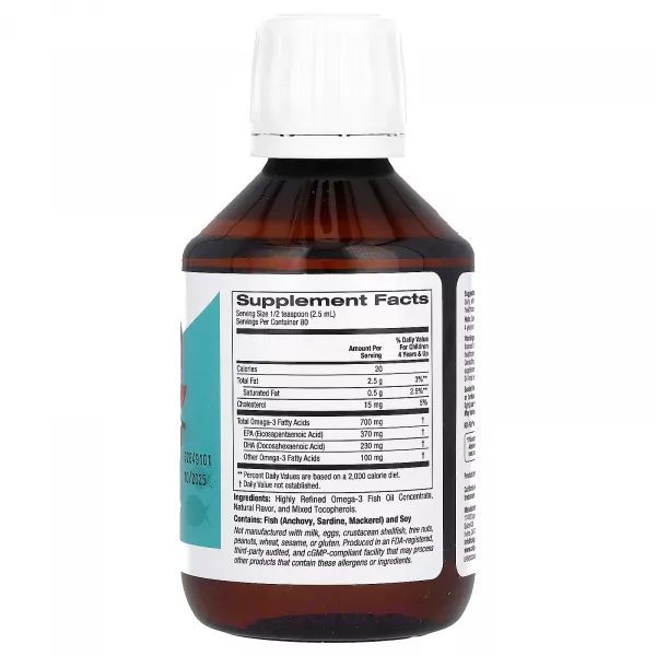 California Gold Nutrition Kids Liquids Omega-3 Fish Oil ����������� ������� ��� ����� 